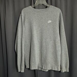 Nike Heather Gray Crewneck Sweatshirt